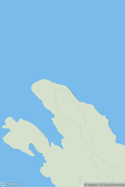 Thumbnail image for Calve Island showing contour plot for surrounding peak
