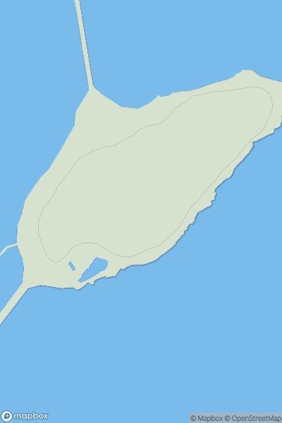 Thumbnail image for Lamb Holm showing contour plot for surrounding peak