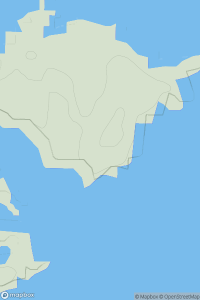 Thumbnail image for Flodaigh Mor showing contour plot for surrounding peak
