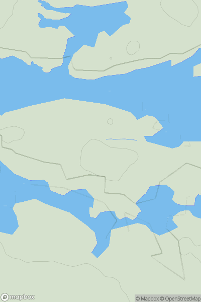 Thumbnail image for Cnoc Mor (Seana Bhaile) showing contour plot for surrounding peak