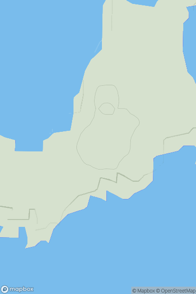 Thumbnail image for Cnoc Bharr showing contour plot for surrounding peak