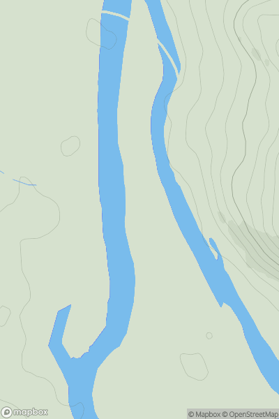 Thumbnail image for Moncreiffe Island showing contour plot for surrounding peak