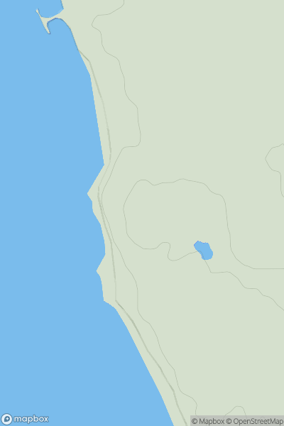 Thumbnail image for Beacon Brow (Walney) showing contour plot for surrounding peak