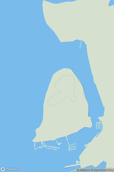 Thumbnail image for Whale Island showing contour plot for surrounding peak