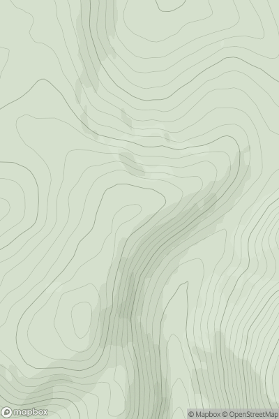 Thumbnail image for Whitehope Knowe showing contour plot for surrounding peak