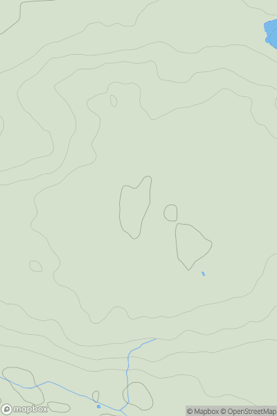 Thumbnail image for Okus Hill showing contour plot for surrounding peak