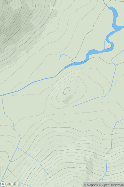 Thumbnail image for Tom na h-Iolaire showing contour plot for surrounding peak