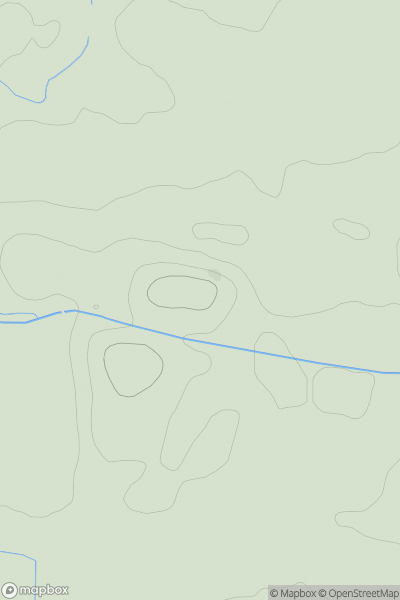 Thumbnail image for Philpstoun Bing North showing contour plot for surrounding peak