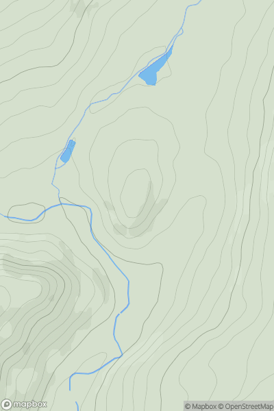 Thumbnail image for Delph Hill showing contour plot for surrounding peak