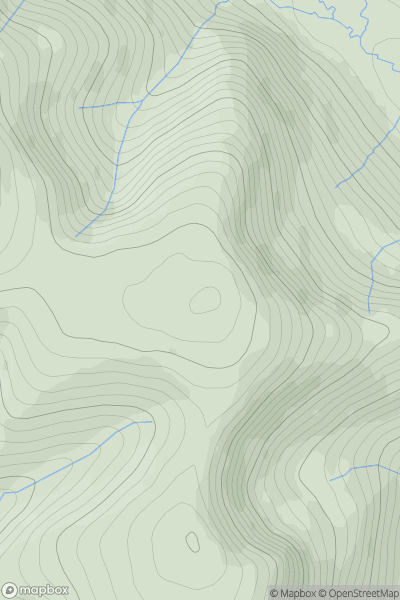 Thumbnail image for Frodaw Height showing contour plot for surrounding peak