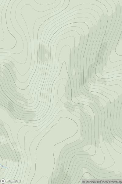 Thumbnail image for Lochurd Hills showing contour plot for surrounding peak