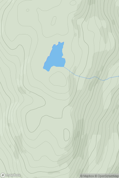 Thumbnail image for Clach an Roin showing contour plot for surrounding peak