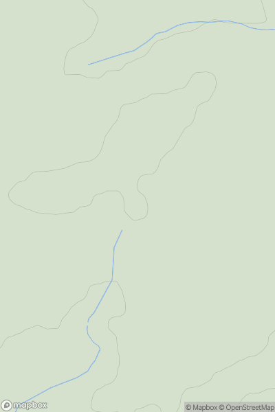 Thumbnail image for The Mexican's Hat (Hill by Black Loch) showing contour plot for surrounding peak
