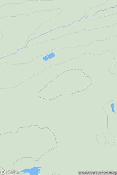 Thumbnail image for Gardrum Moss showing contour plot for surrounding peak