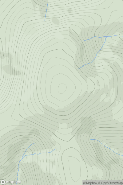 Thumbnail image for Wisp Hill showing contour plot for surrounding peak