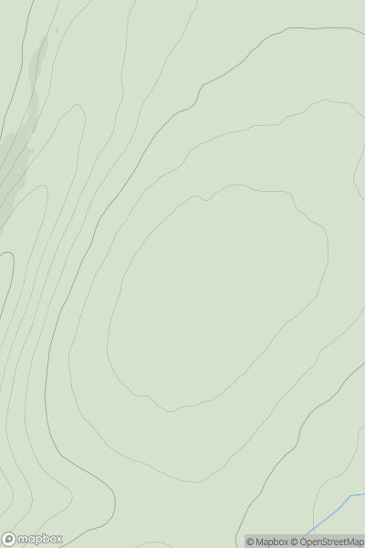 Thumbnail image for Feith a' Mhadaidh showing contour plot for surrounding peak
