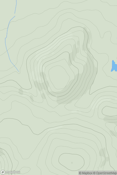 Thumbnail image for Dumbleton Hill showing contour plot for surrounding peak