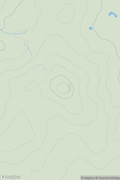 Thumbnail image for Frankley Beeches showing contour plot for surrounding peak