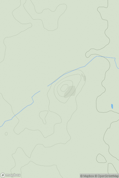 Thumbnail image for Bersham Bank showing contour plot for surrounding peak