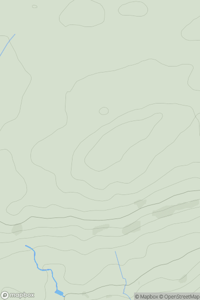 Thumbnail image for Heddon Common showing contour plot for surrounding peak