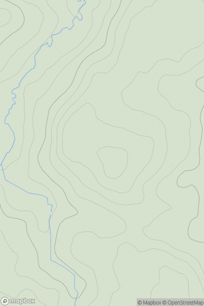 Thumbnail image for Dewhurst Down showing contour plot for surrounding peak
