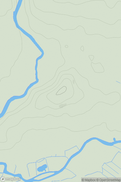Thumbnail image for Park Mound showing contour plot for surrounding peak