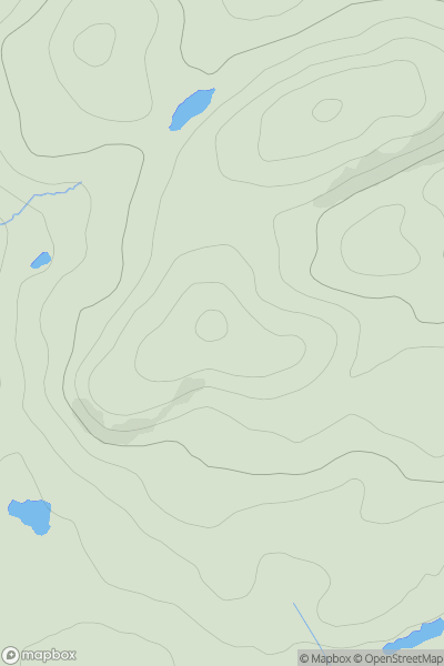 Thumbnail image for Cleabarrow Hill showing contour plot for surrounding peak
