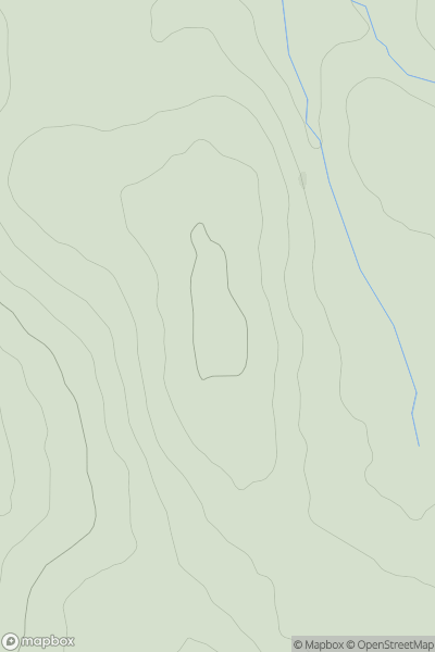 Thumbnail image for Brockabarrow Common showing contour plot for surrounding peak