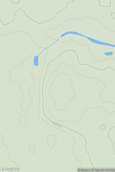 Thumbnail image for Brodsworth Hill showing contour plot for surrounding peak