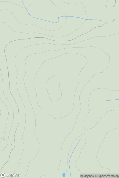 Thumbnail image for Ballakeighen Hill showing contour plot for surrounding peak