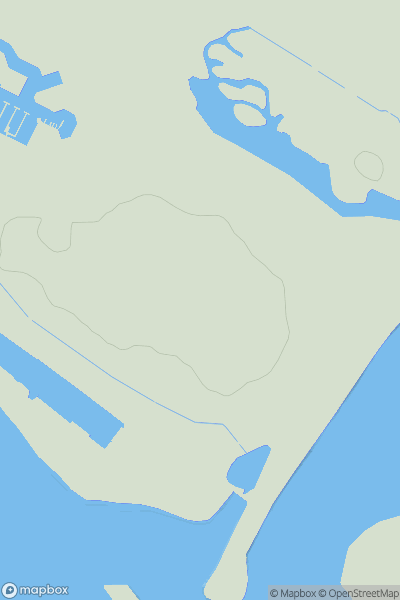 Thumbnail image for Horsea Island showing contour plot for surrounding peak