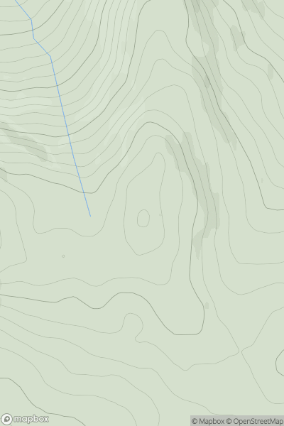 Thumbnail image for Meall Aiteachain showing contour plot for surrounding peak