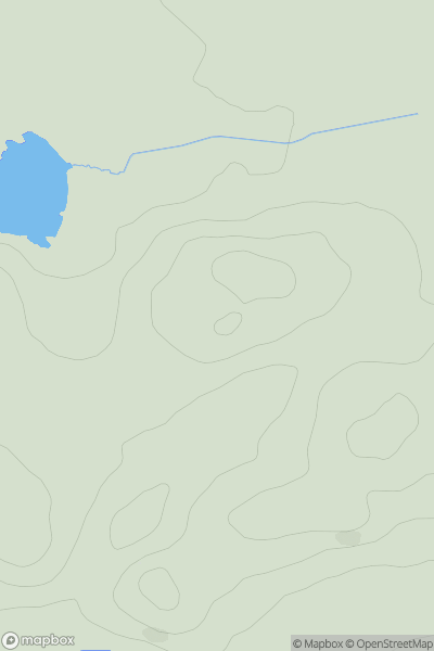Thumbnail image for Carn Spiris showing contour plot for surrounding peak