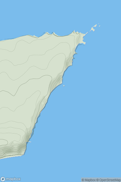 Thumbnail image for The Pinnacle showing contour plot for surrounding peak