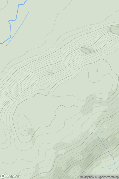 Thumbnail image for Muncaster Fell showing contour plot for surrounding peak
