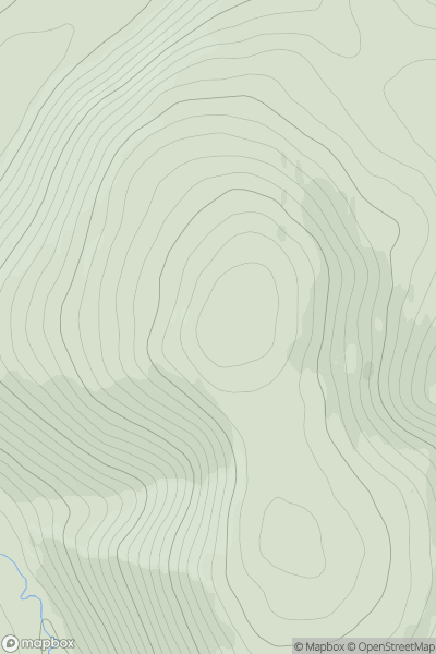 Thumbnail image for Mountbenger Law showing contour plot for surrounding peak