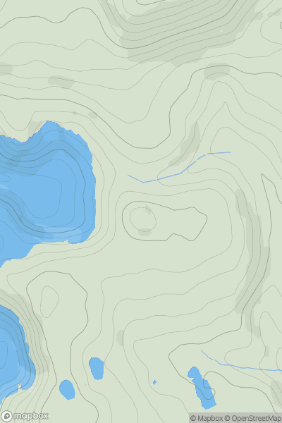 Thumbnail image for Goonamarth Pyramid showing contour plot for surrounding peak
