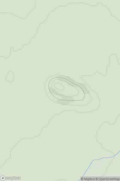 Thumbnail image for Tarbrax Bing showing contour plot for surrounding peak