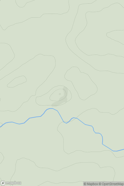 Thumbnail image for Gartshore Bing showing contour plot for surrounding peak