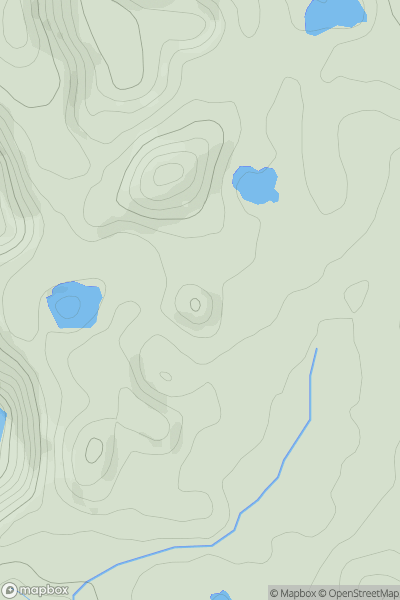 Thumbnail image for Goonamarris North Hill showing contour plot for surrounding peak