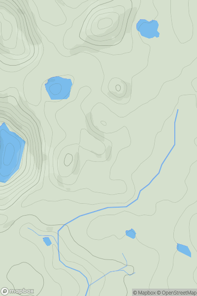 Thumbnail image for Goonamarris South Hill showing contour plot for surrounding peak