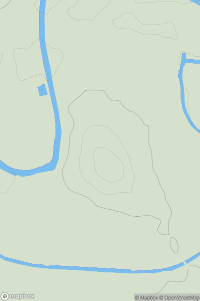 Thumbnail image for Headfield Hill showing contour plot for surrounding peak
