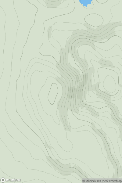Thumbnail image for Melbur Mound showing contour plot for surrounding peak