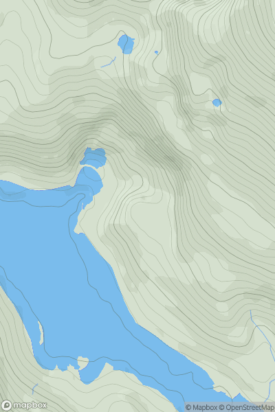 Thumbnail image for Y Ceiliog Mawr showing contour plot for surrounding peak