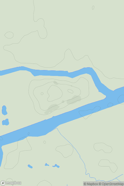 Thumbnail image for Butchersfield showing contour plot for surrounding peak