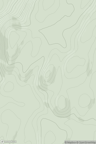 Thumbnail image for Creag an Duin showing contour plot for surrounding peak