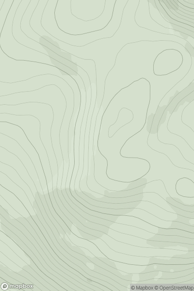 Thumbnail image for An Cabagach South Top showing contour plot for surrounding peak