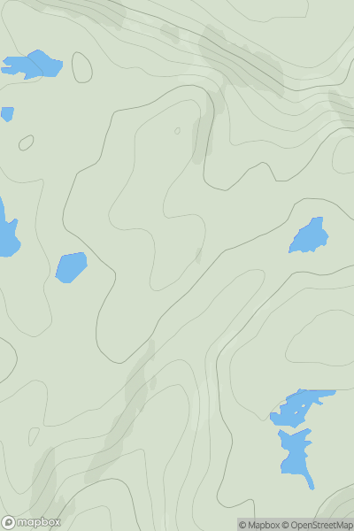 Thumbnail image for Cnoc na h-Imrich showing contour plot for surrounding peak