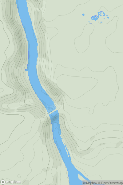 Thumbnail image for Observatory Hill showing contour plot for surrounding peak