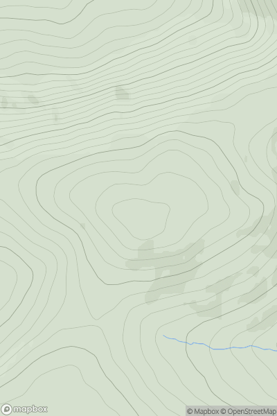 Thumbnail image for Fastheugh Hill showing contour plot for surrounding peak